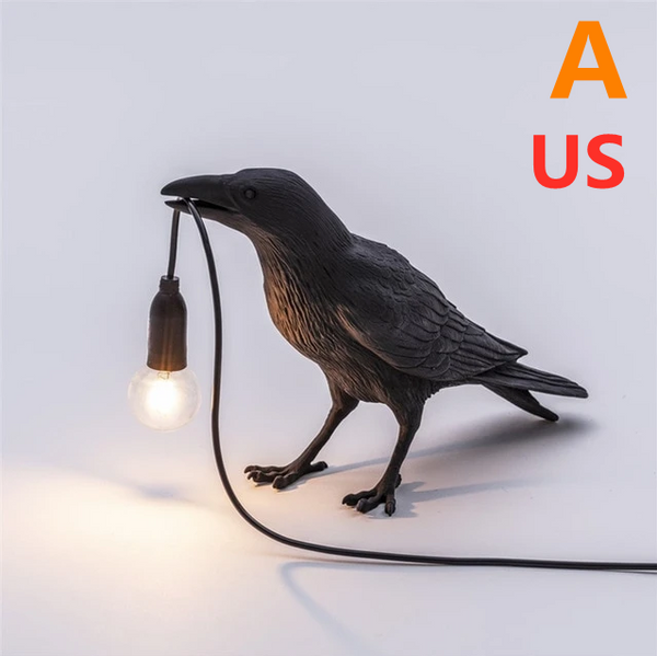 Bird Resin Wall Lamp Decoration