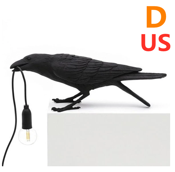 Bird Resin Wall Lamp Decoration