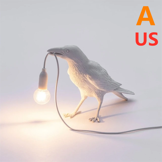 Bird Resin Wall Lamp Decoration