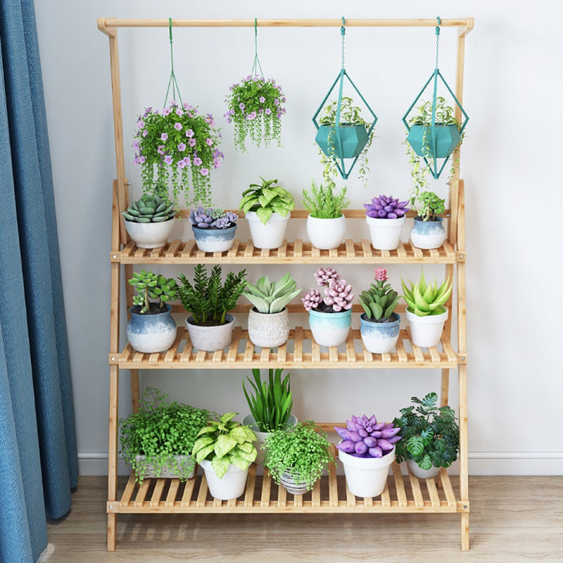 3-Tier Bamboo Hanging Plant Stand