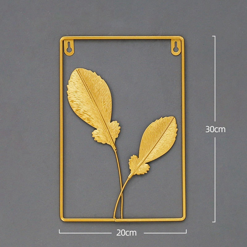 Nordic Style Wall Hanging Decoration Leaf Shape