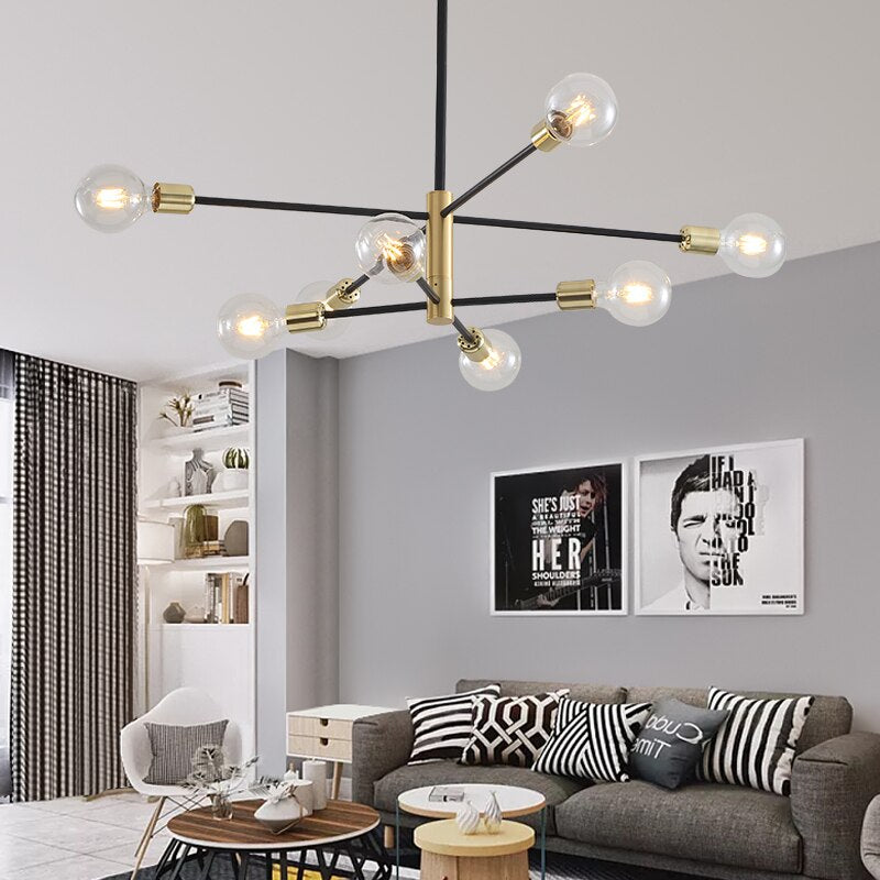 Nordic Sputnik Black Chandeliers