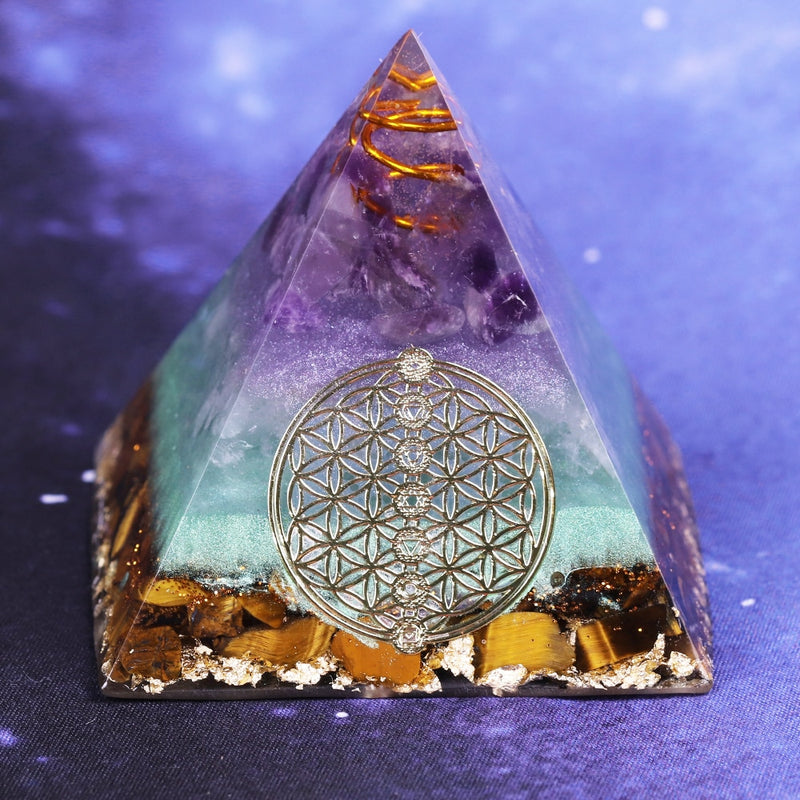 Reiki Orgone Pyramid Figurine