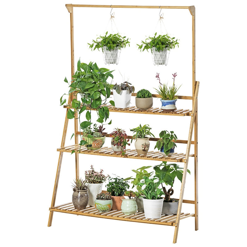 3-Tier Bamboo Hanging Plant Stand