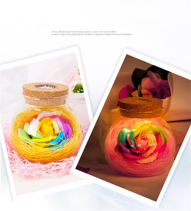 LED Romantic Rose Flower Remote light