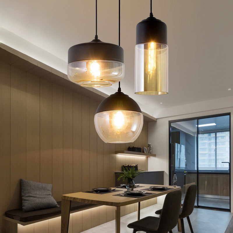 Nordic Loft Glass Chandelier