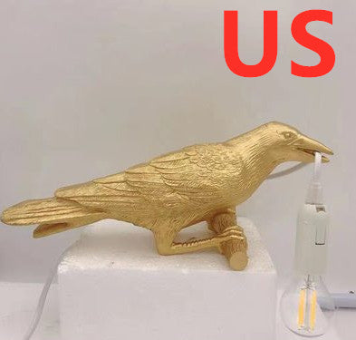 Bird Resin Wall Lamp Decoration