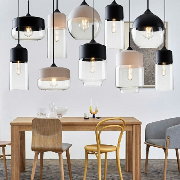 Nordic Loft Glass Chandelier